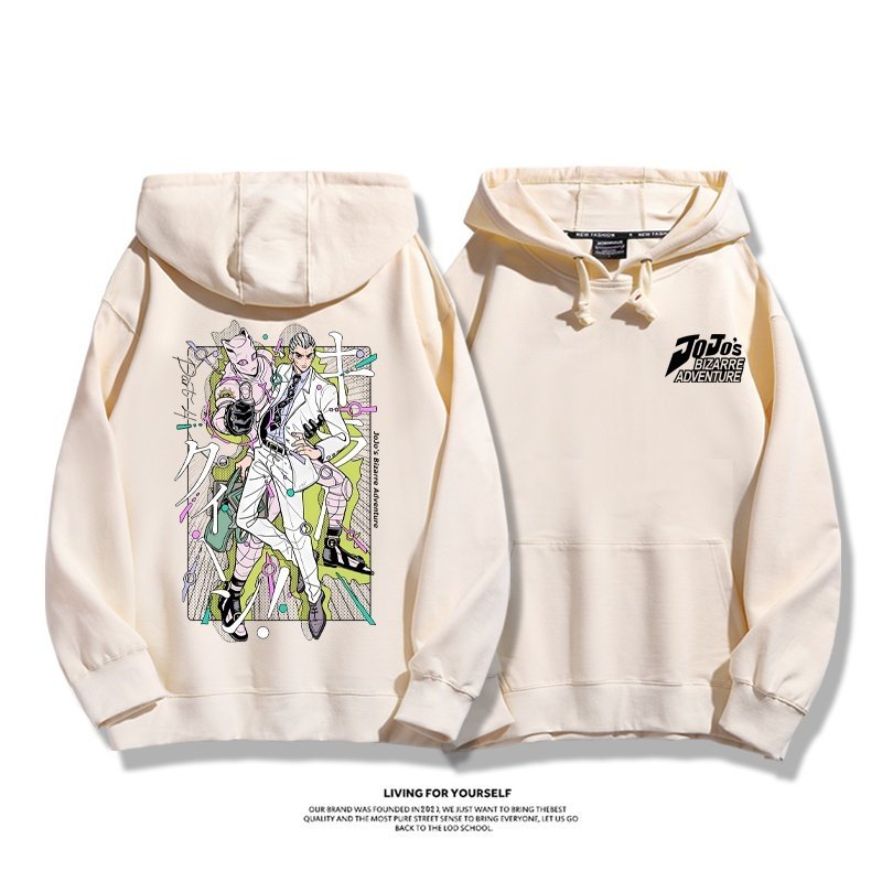 jojo的奇妙冒險 親子情侶男女連帽衛衣
