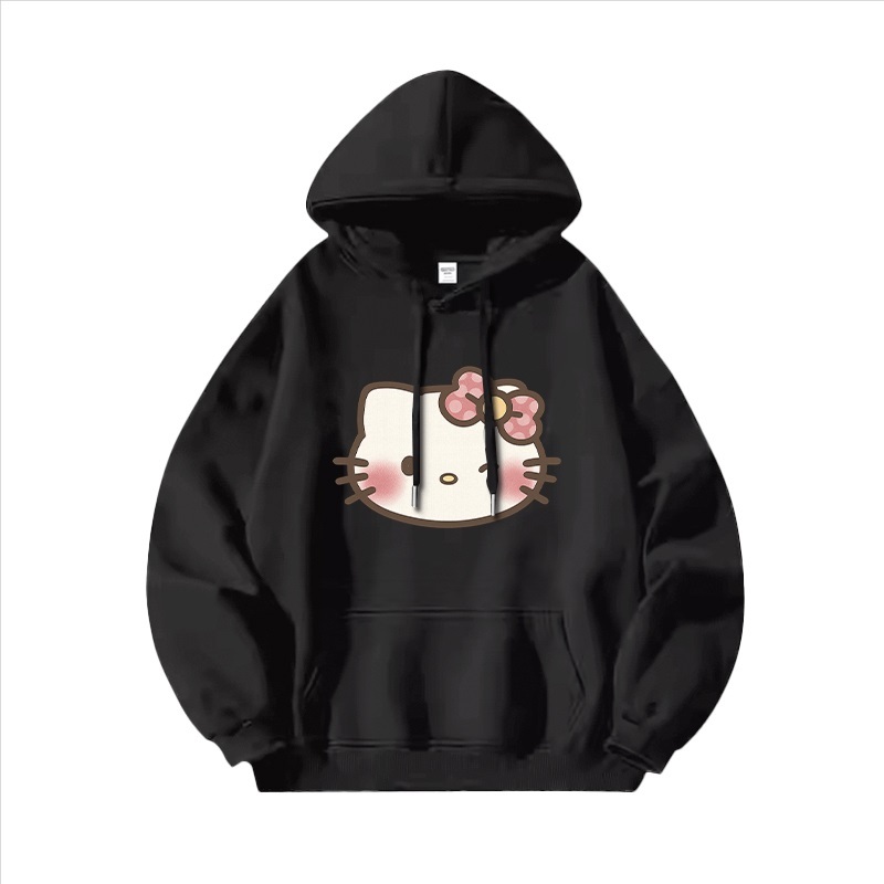 Hello Kitty凱蒂貓新款 親子情侶男女連帽衛衣