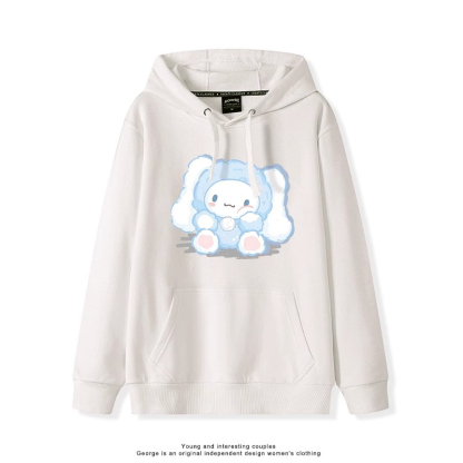 大耳朵狗新款 親子情侶男女連帽衛衣