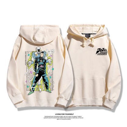 jojo的奇妙冒險 親子情侶男女連帽衛衣