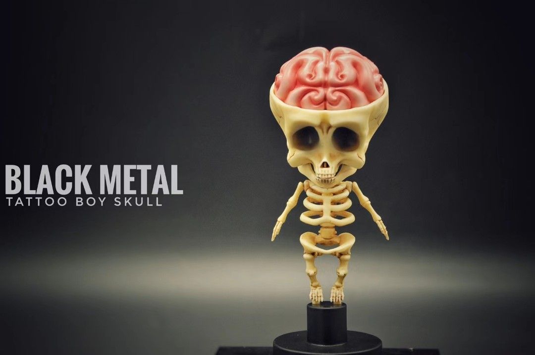 TATTOO BOY 骷髏骨頭 潮流藝術玩偶