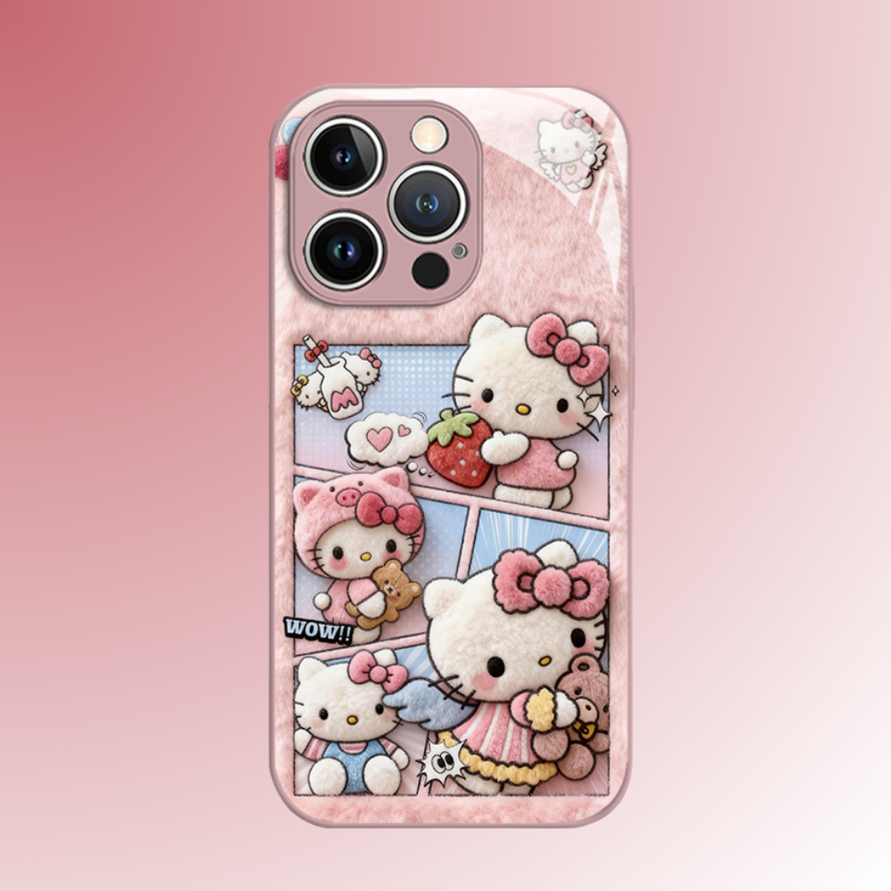 三麗鷗 新款高清全包防摔玻璃殼