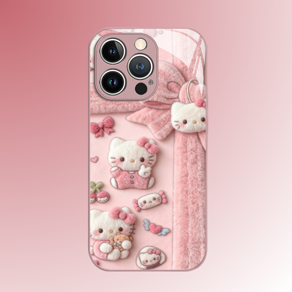 三麗鷗 新款高清全包防摔玻璃殼