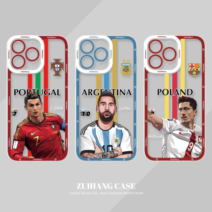 世界杯天使眼透明防摔軟殼