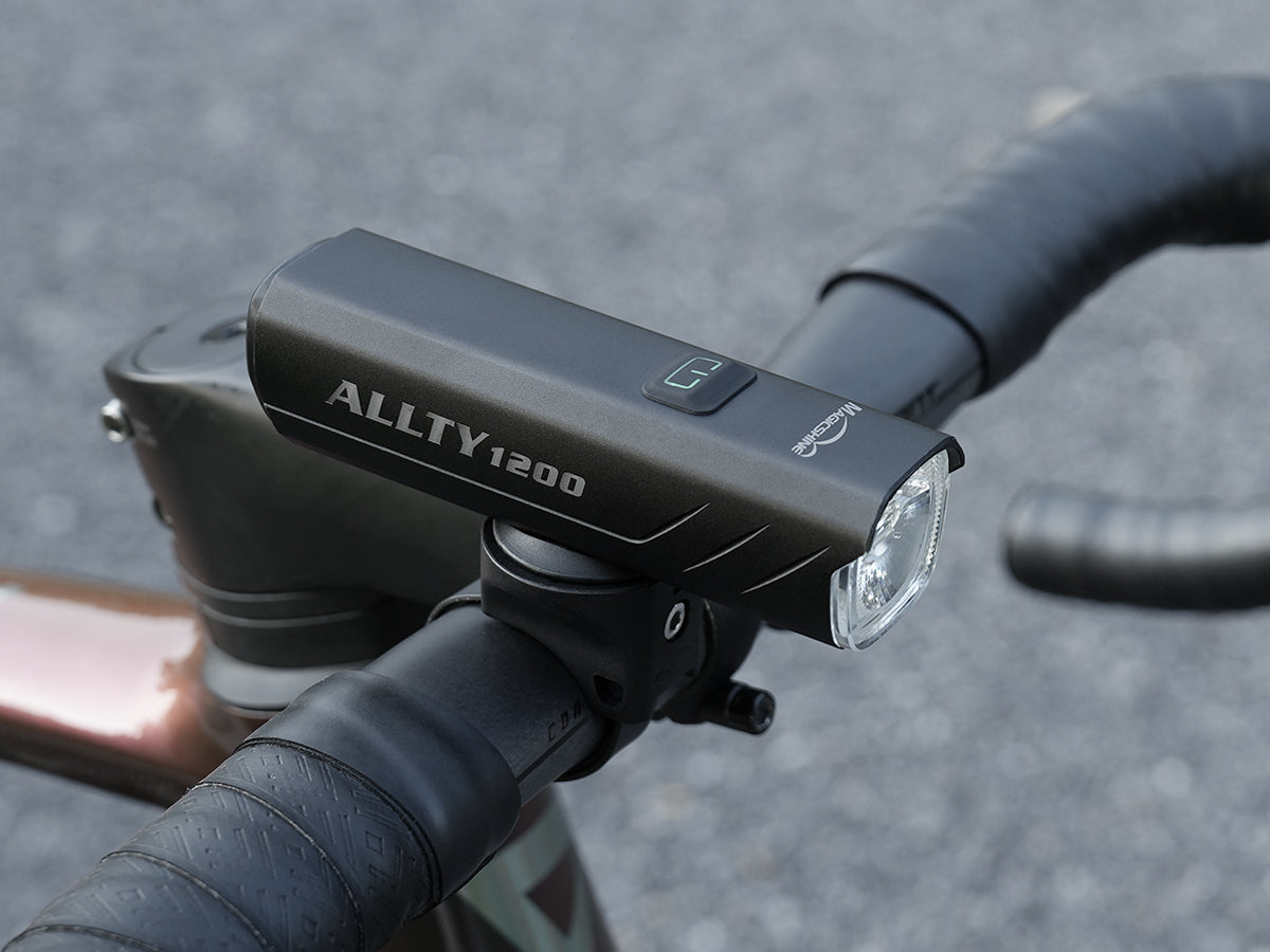 ALLTY 1200 Bike Front Light with Aluminum Housing