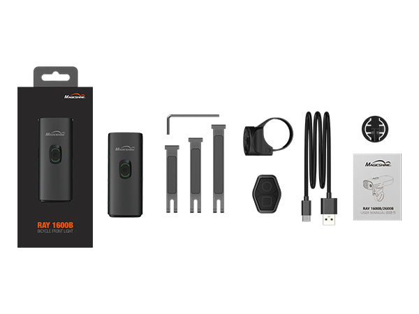 RAY 1600B Packing List