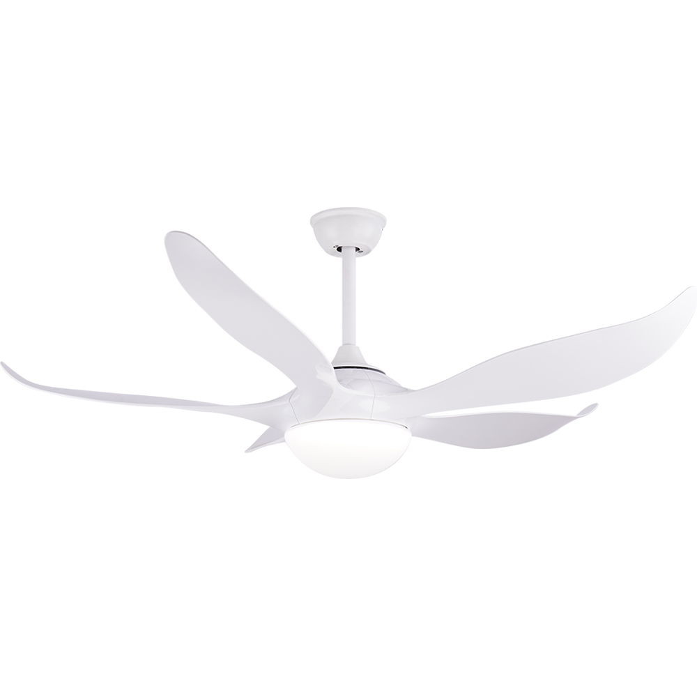 BL-2819 52" 5 Pcs Abs White Commercial Ceiling Fans For Restaurants