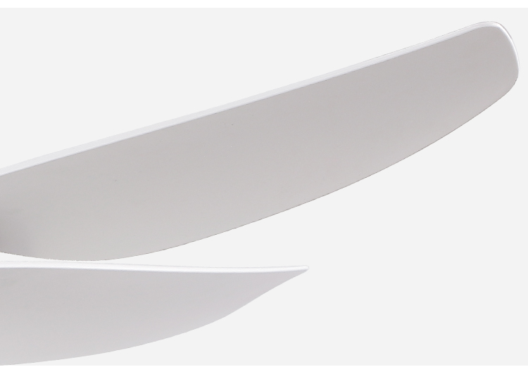 BL-2500 44' 5 Pcs Abs Blue+White Silent Smart Control Ceiling Fan Light