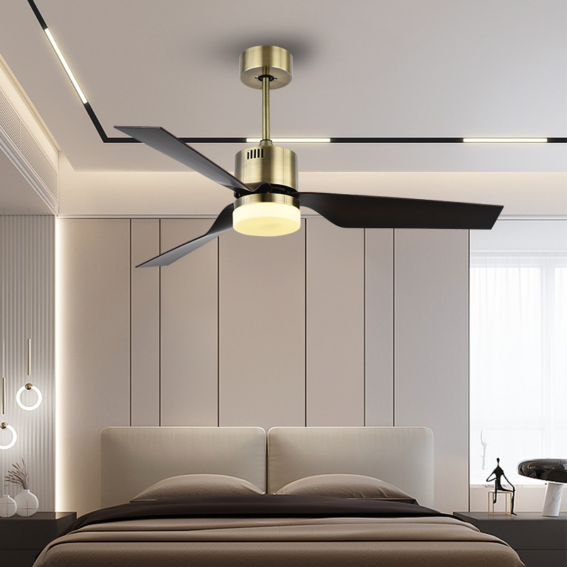BL-2089 52" 3 Pcs Abs Antique Bronze Cheap Large Commercial Ceiling Fan