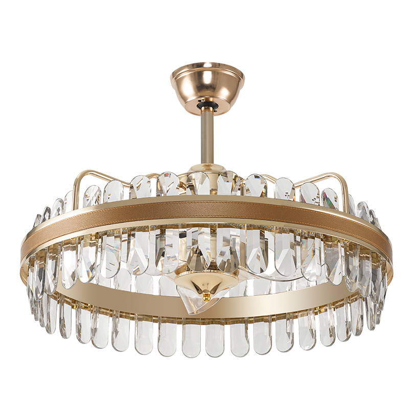 BL-7025 22" 3 Pcs Pc Gold Small Ceiling Fan With Remote