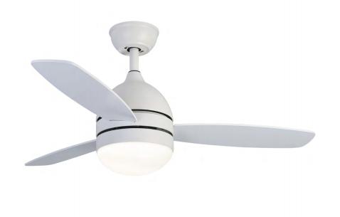 BL-2380 42" 3 Pcs Composite Board White+White Wholesale Ceiling Fan With Light