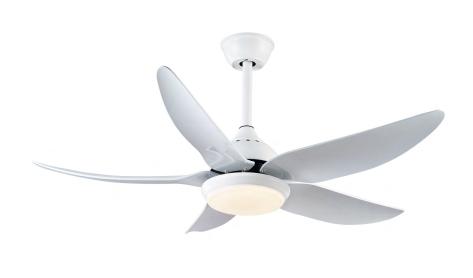 BL-2736 48" 5 Pcs Abs White Ac Electic Fan With Ceiling Light In The Kitchen