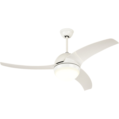 BL-2056 52" 3 Pcs Abs White High Quality Led Ceiling Light Fan