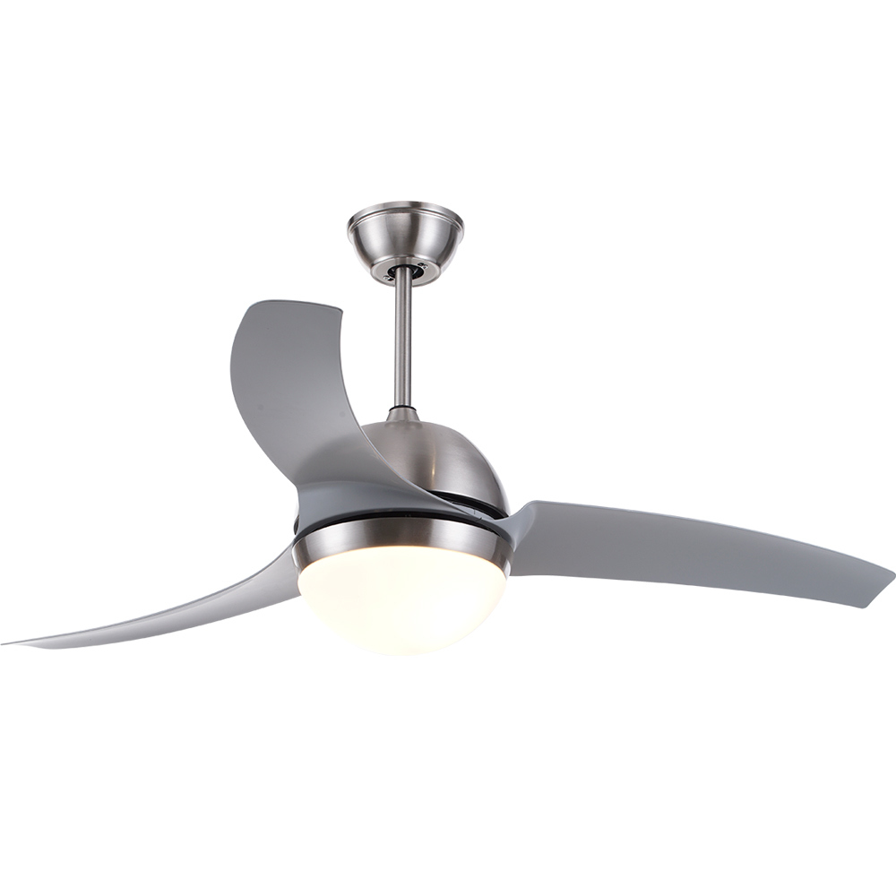 BL-2056 52" 3 Pcs Abs Grey High Quality Led Ceiling Light Fan