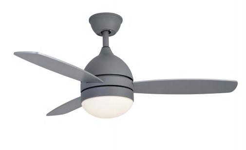 BL-2380 42" 3 Pcs Composite Board Grey+Sliver Wholesale Ceiling Fan With Light