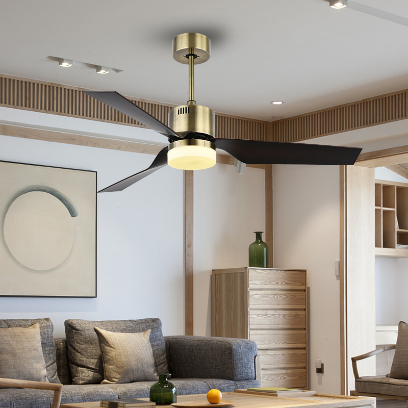 BL-2089 52" 3 Pcs Abs Antique Bronze Cheap Large Commercial Ceiling Fan