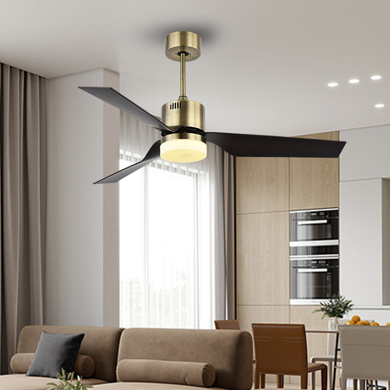 BL-2089 52" 3 Pcs Abs Antique Bronze Cheap Large Commercial Ceiling Fan