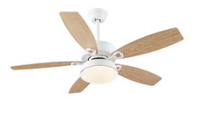 BL-1111 48" White+Wood grain 5 pcs composite board zhongshan ceiling fan