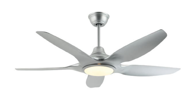 BL-2370 64" 3 Pcs Abs White Smart Ceiling Fan Lamp