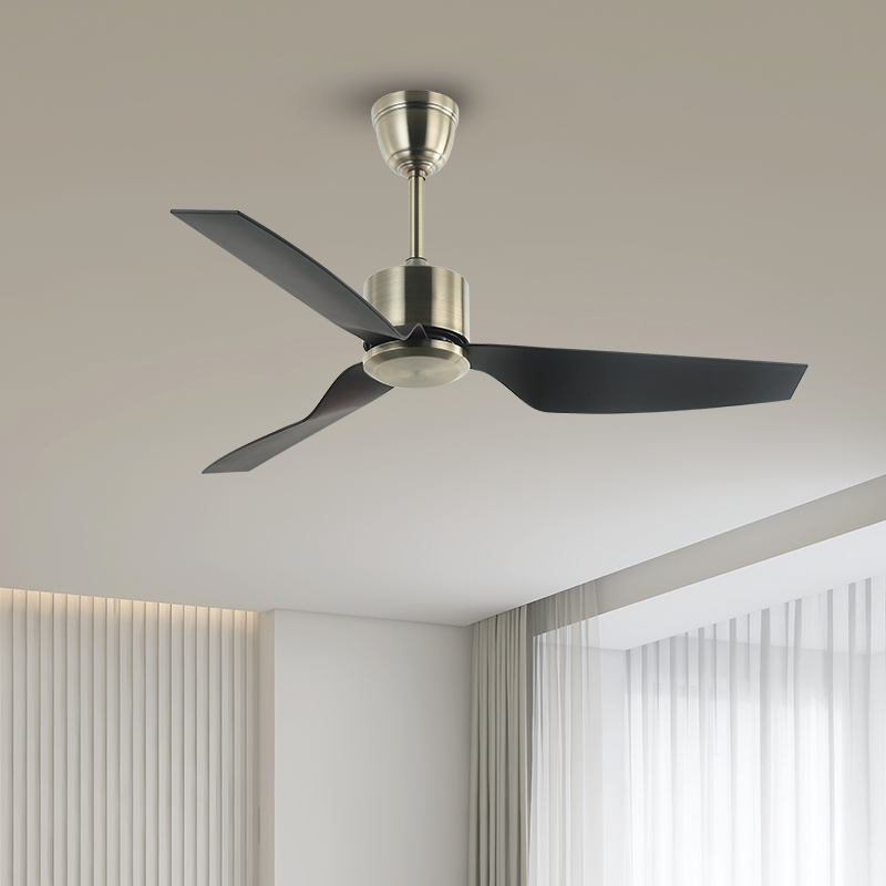 BL-2089 52" 3 Pcs Abs Coffee Cheap Large Commercial Ceiling Fan