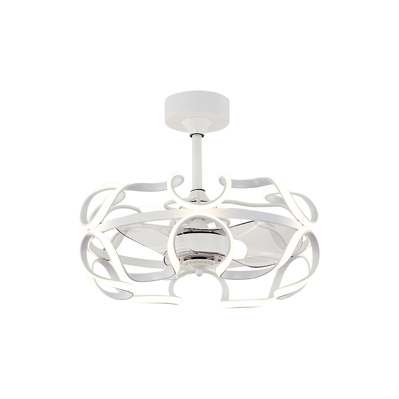 [Copy]BL-19215 22" 3 Pcs Pc White Indoor Ceiling Fan With Led Lights