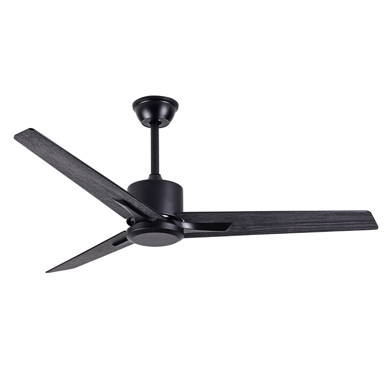 BL-3043 52" 3 Pcs Composite Board Black Smart Ceiling Fan 220V