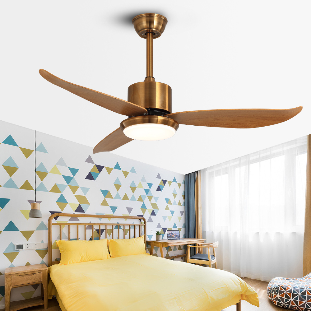 BL-2508 48" 3 Pcs Abs Antique Bronze Modern Ceiling Fan Light