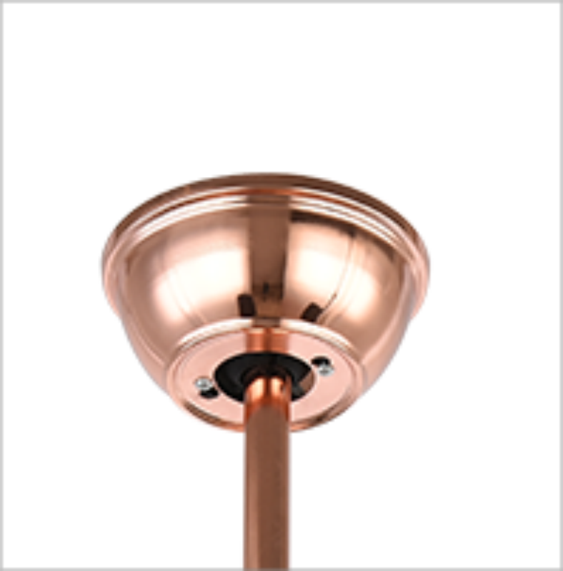 BL-1014 52" 5 Pcs Composite Board Rose Gold Retro Ceiling Fan
