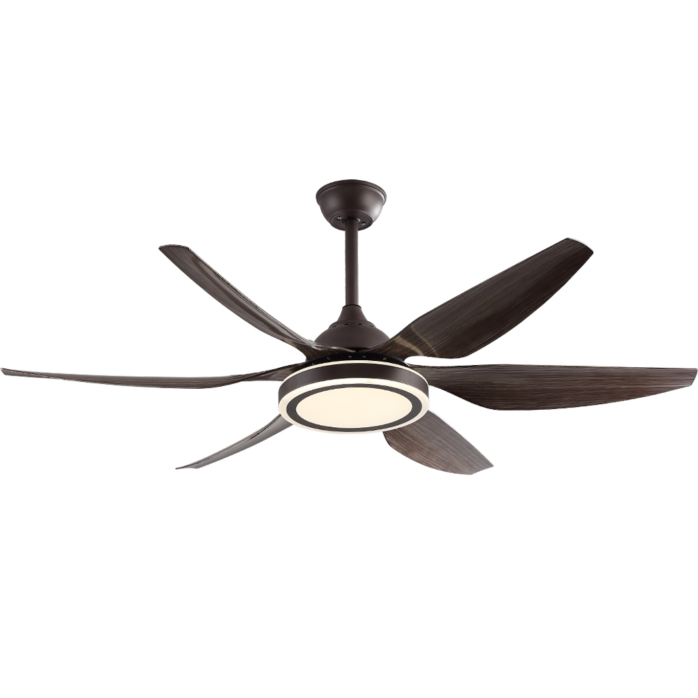 Breezelux BL-2747 55" 6 pcs ABS Coffee Modern Ceiling Fan