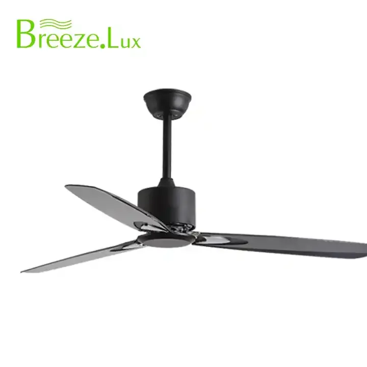 BL-2750 55" ABS Black With Remote Control Smart Ceiling Fan 220V