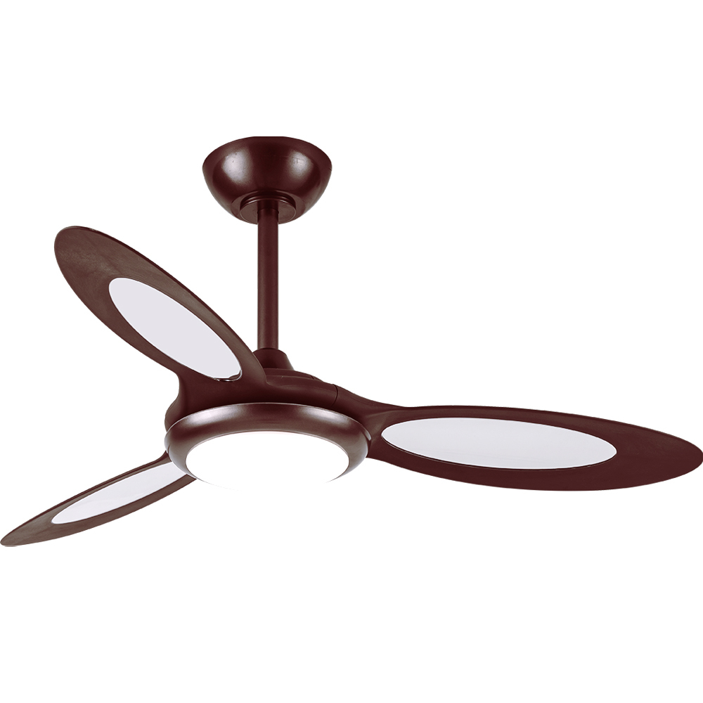 BL-2757 44" 3 pcs PC+PA Coffee Wholesale Decorative Ceiling Fan With Light