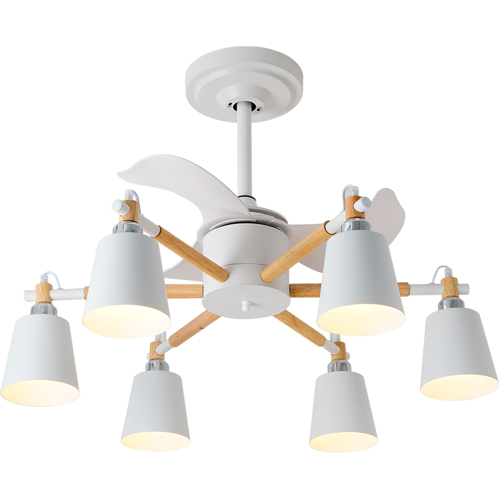 BL-7006 22" 3 Pcs Abs White Lowes Ceiling Fans With Remote Control