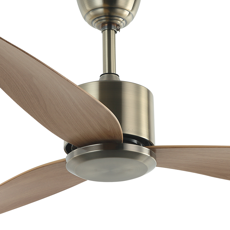 BL-2678 46" 3 Pcs Abs Antique Bronze Remote Control Sitting Room Ceiling Fan Modern