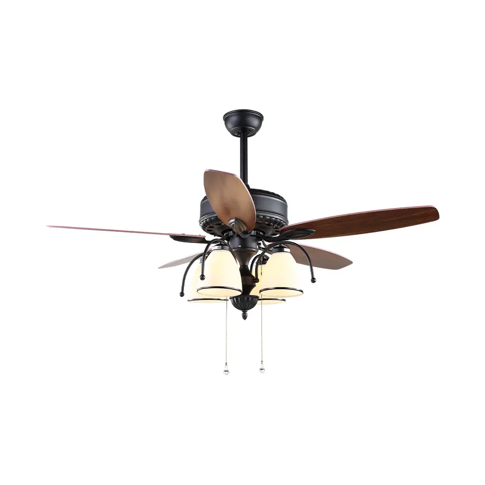 BL-1008 52" Composite board blade remote control ceiling fan with lighting