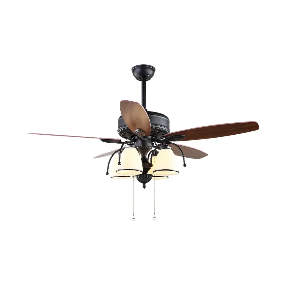 BL-1008 52" Composite board blade remote control ceiling fan with lighting