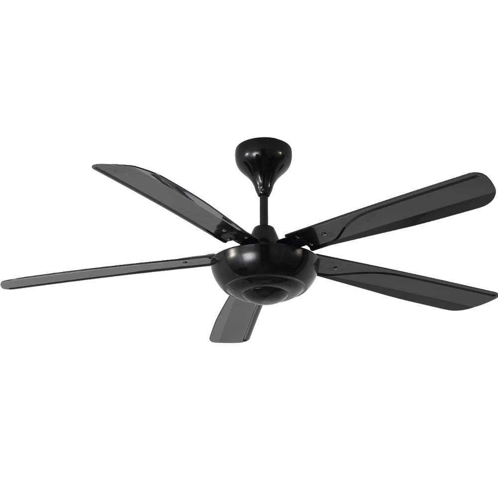 BL-2320 56"  5 Pcs Abs Black Wholesale Modern Ceiling Fan
