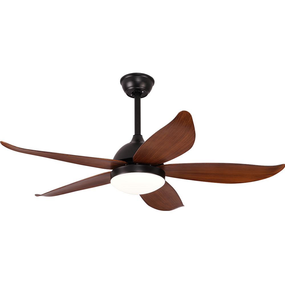BL-2529 48" 5 Pcs Abs Black Ceiling Fan Lights Modern Ceiling