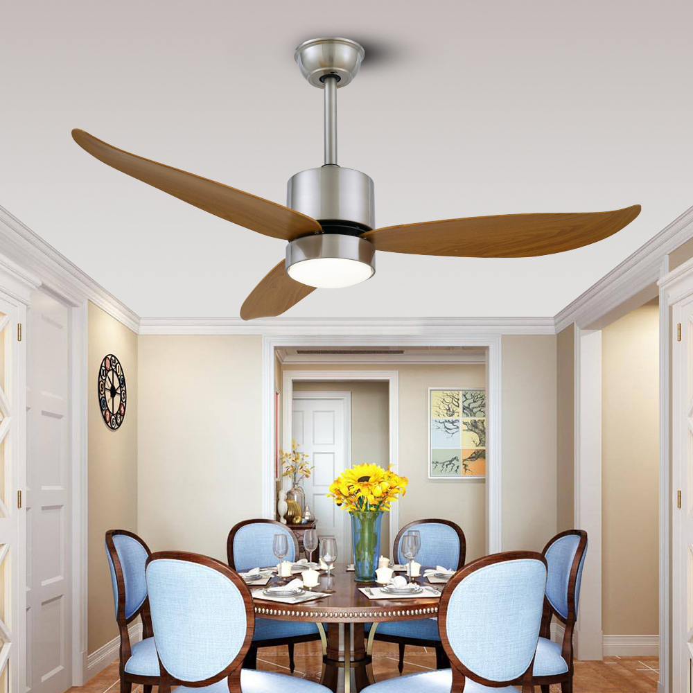 BL-2679 48" 3 pcs ABS Low Noise Ceiling Fan With Light