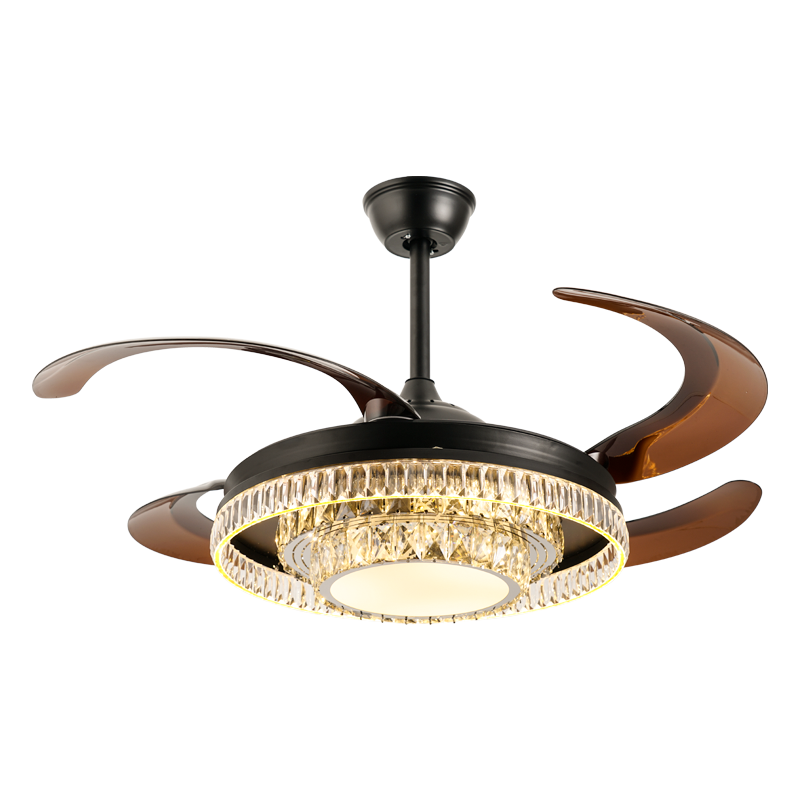 BL-2949 48" 4 Pcs Pc Coffee Energy Saving Ceiling Fan Price Cheap