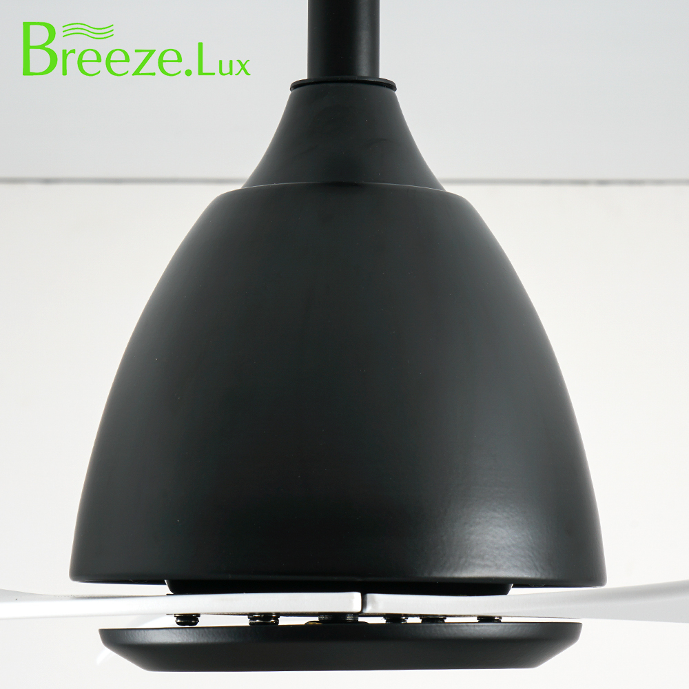 BL-2761 48" 3 Pcs ABS Black+White High Speed Bldc Ceiling Fan