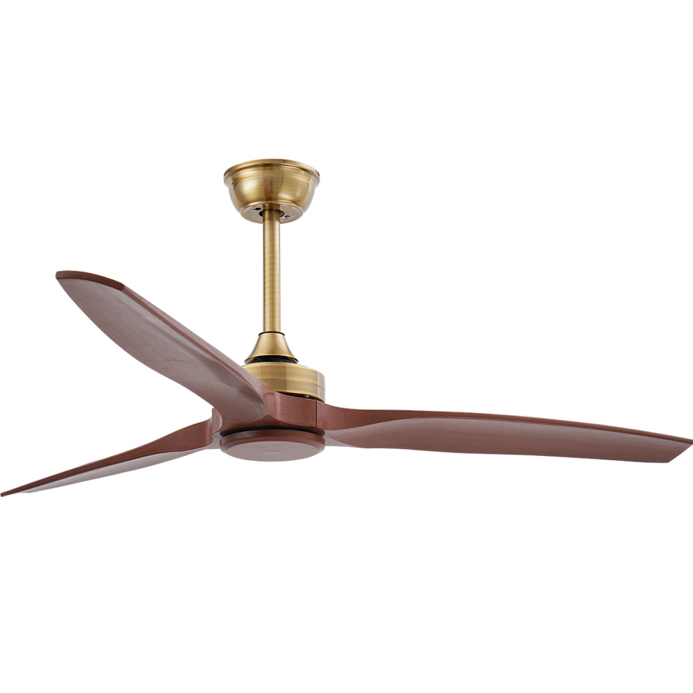 BL-2816 52" 3 pcs ABS Coffee Modern Smart Low Energy Ceiling Fan