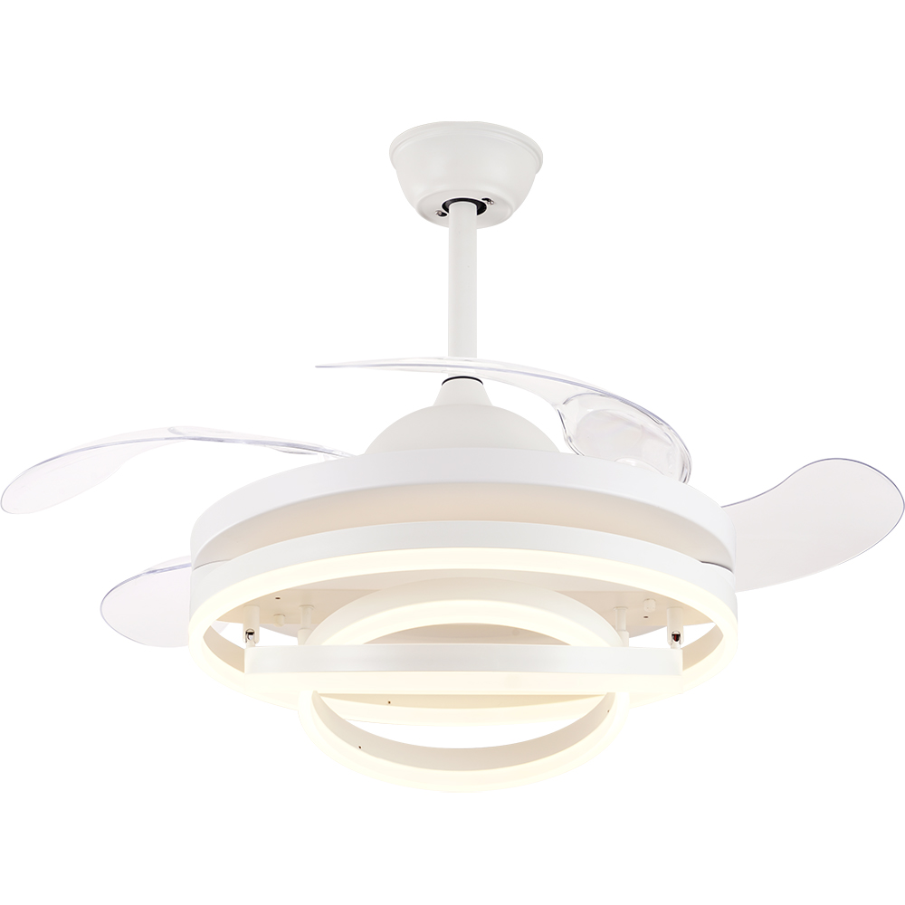 BL-2915 42''/48"  4 Pcs Pc White Waterproof Ceiling Fan With Remote Control