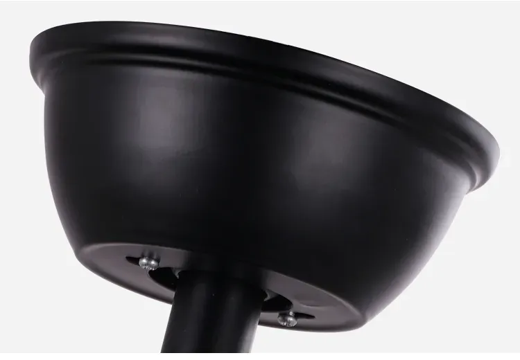 BL-2512 42"/48" 4 pcs PC Black+Gold Remote control luxury ceiling fans with light