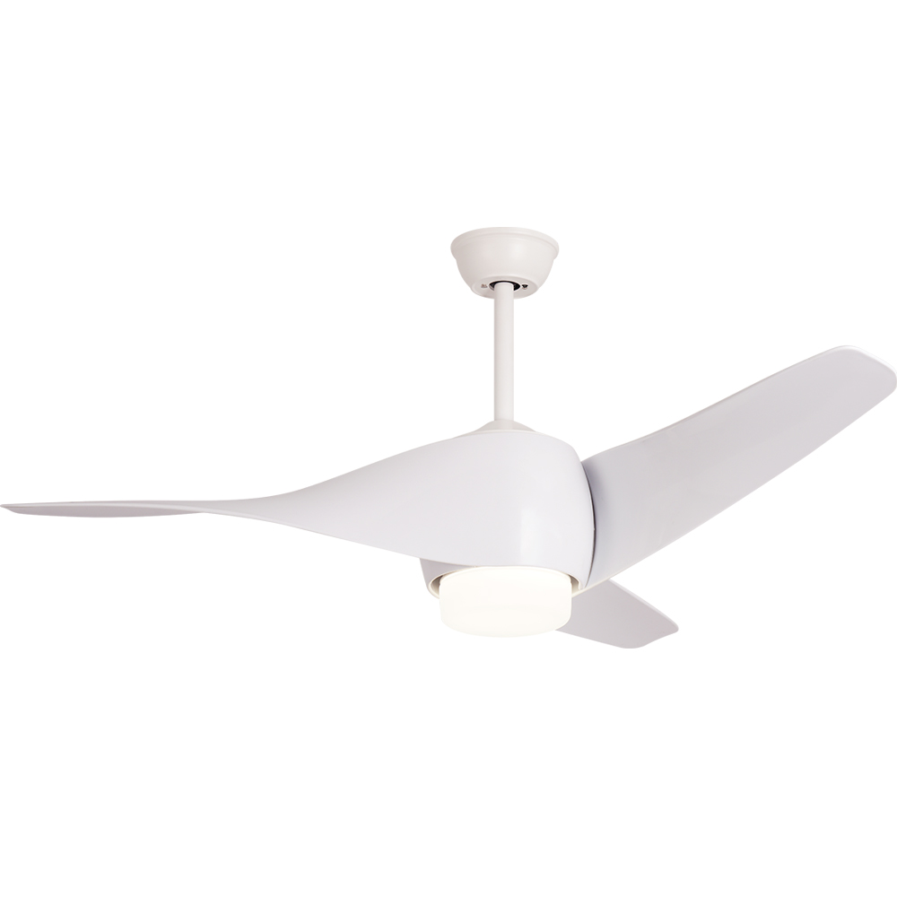 BL-1693 52" 3 pcs ABS White Ceiling Chandelier With Fan
