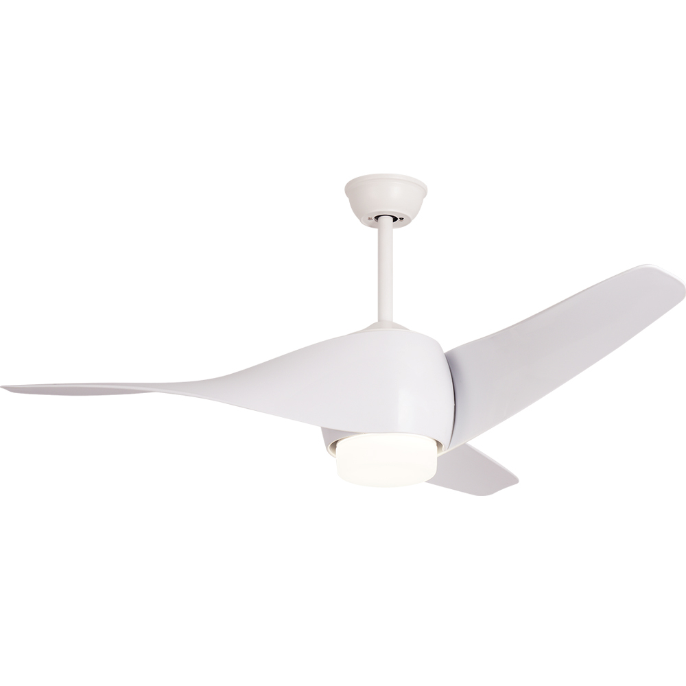 BL-1693 52" 3 pcs ABS White Ceiling Chandelier With Fan