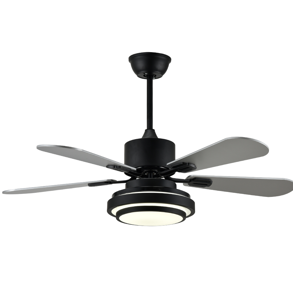 BL-2050 Black 36" 4 Pcs Composite Board Lowes Ceiling Fans With Remote Control