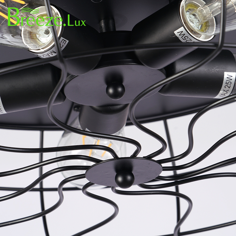 BL-2400 42"/48" 4 Pcs Pc Coffee Ceiling Fan With Led Light Remote