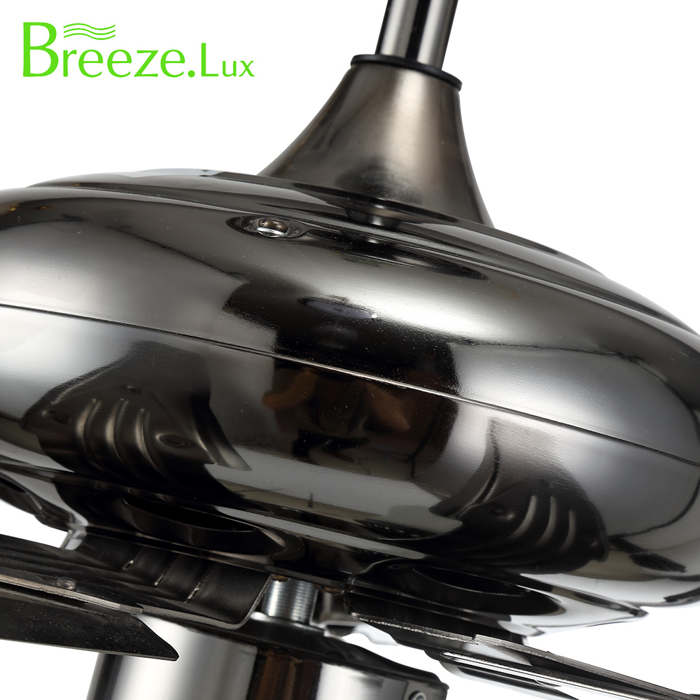 BL-1079 52" Chrome modern ceiling fan with remote control