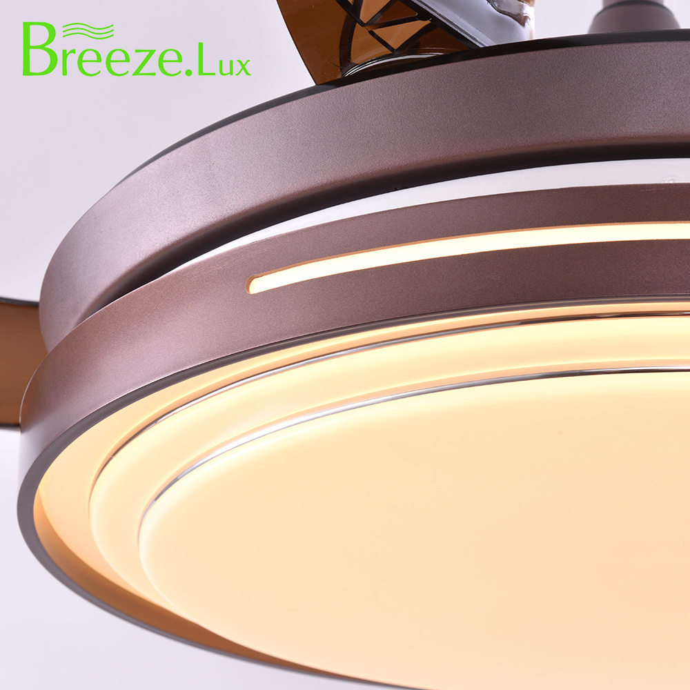 BL-2650 42"/48" 4 Pcs Pc Coffee Modern Indoor Decorative Ceiling Fan