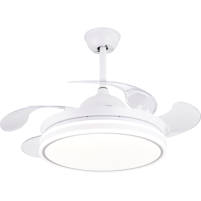 BL-2717 42''/48" 4 Pcs Pc White Design Ceiling Fan Led Light